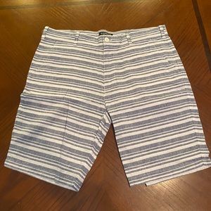 Express Mens Flat Front Classic Fit Shorts Size 36
